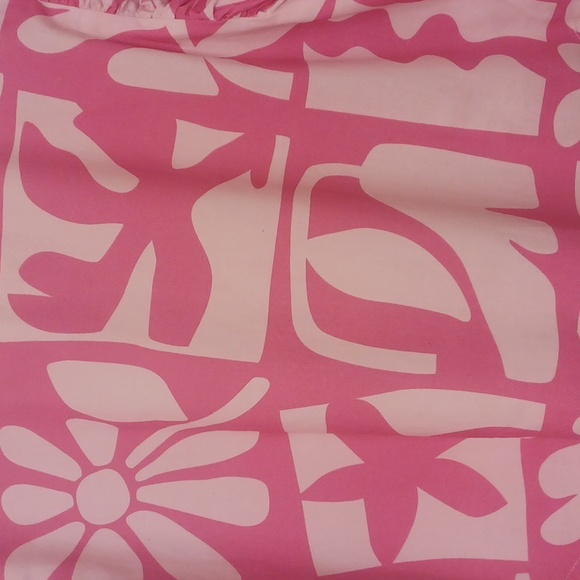 Oliphant Sz M, Shades Of Pink Floral Tunic Dress With Baloon Sleeves - Picture 6 of 12